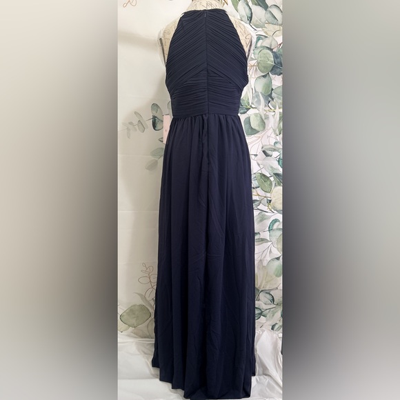 Anthropologie BHLDN Madrie Navy Blue Dress size 8 - Picture 3 of 6